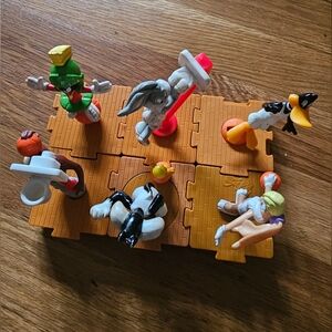 Looney Tunes Space Jam Vintage McDonald's Toys from 1996 Lot of Qty 6